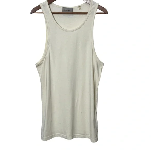 Essentials Fear of God Tank Top Men’s Small Sleeveless Logo Streetwear - Picture 3 of 10